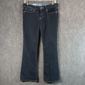 Gap 1669 Sexy Bootcut Leg Jeans Womens 28/6A Blue Denim Cotton Stretch Dark Wash